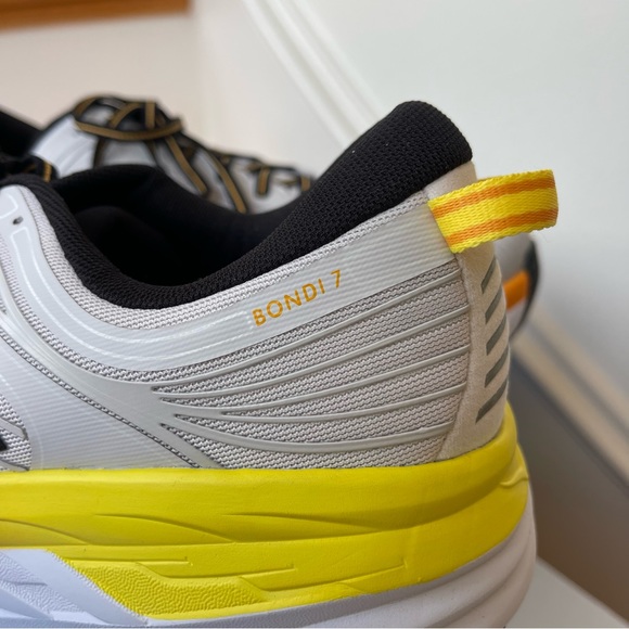 NWT Hoka Bondi 7 brand NEW in box Hoka One One Running shoes - Nimbus Cloud Grey - Picture 7 of 16